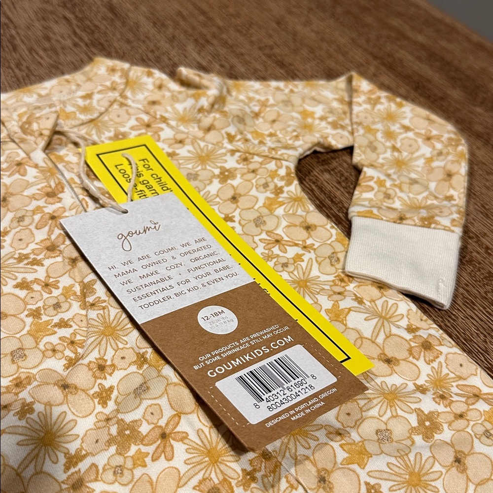 NWT. Goumi Kids Outfit 12-18 floral